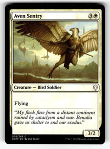 Aven Sentry – 3 DOM: Dominaria C LP