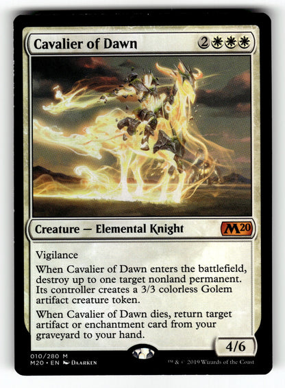 Cavalier of Dawn – 10 M20: Core Set 2020 M NM