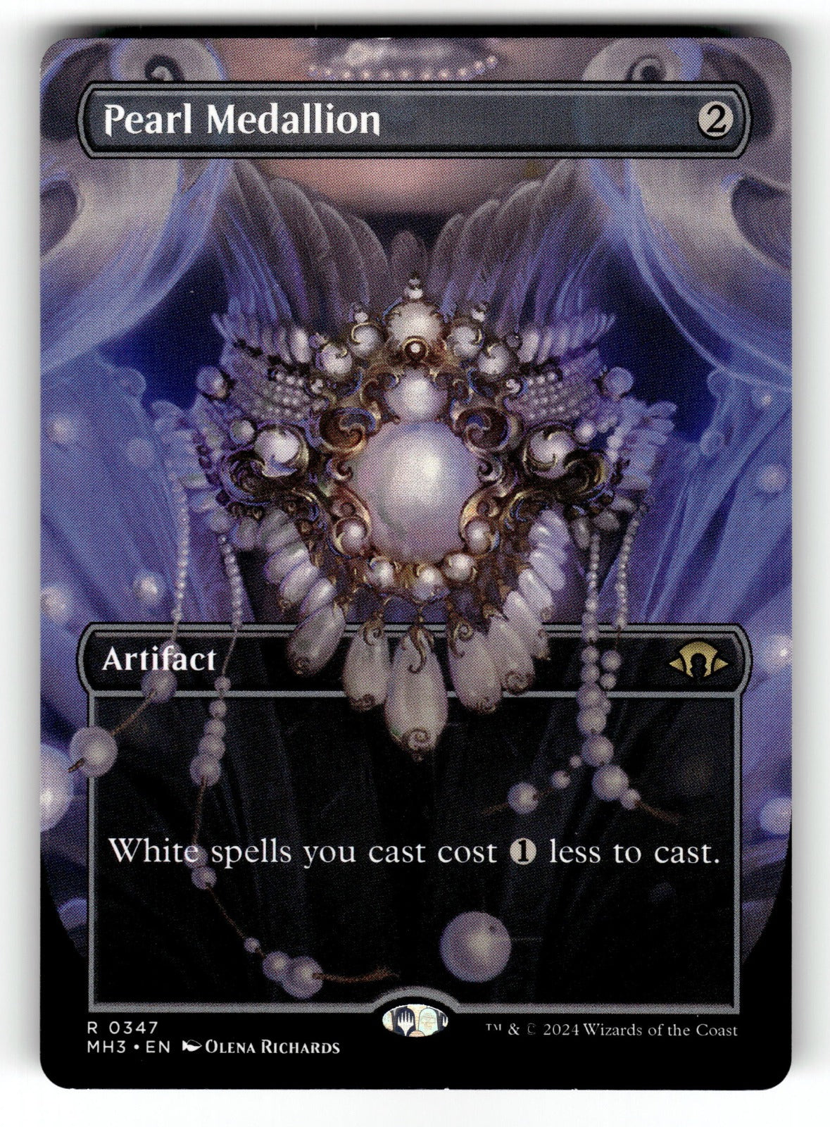 Pearl Medallion (Borderless) – 347 MH3: Modern Horizons 3 R NM