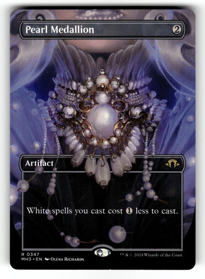 Pearl Medallion (Borderless) – 347 MH3: Modern Horizons 3 R NM