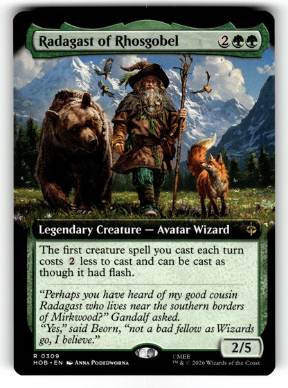 Radagast of Rhosgobel (Extended Art) – 309 HOB: The Hobbit R NM