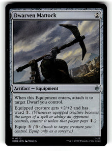 Dwarven Mattock – 172 HOB: The Hobbit U Foil NM