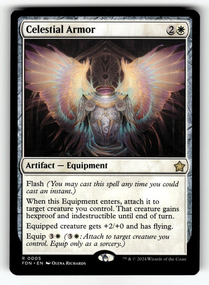 Celestial Armor – 5 FDN: Foundations R NM