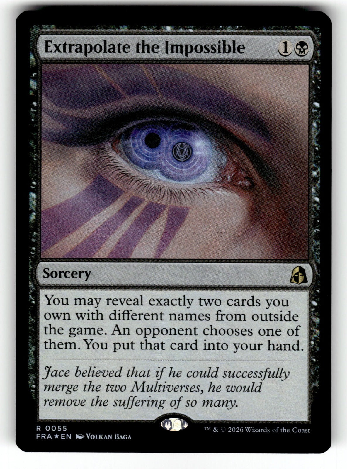 Extrapolate the Impossible – 55 FRA: Reality Fracture R Foil NM