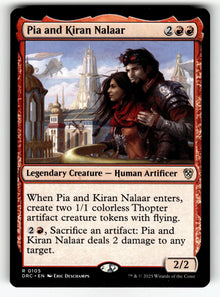 Pia and Kiran Nalaar – 105 DRC: Commander: Aetherdrift R NM