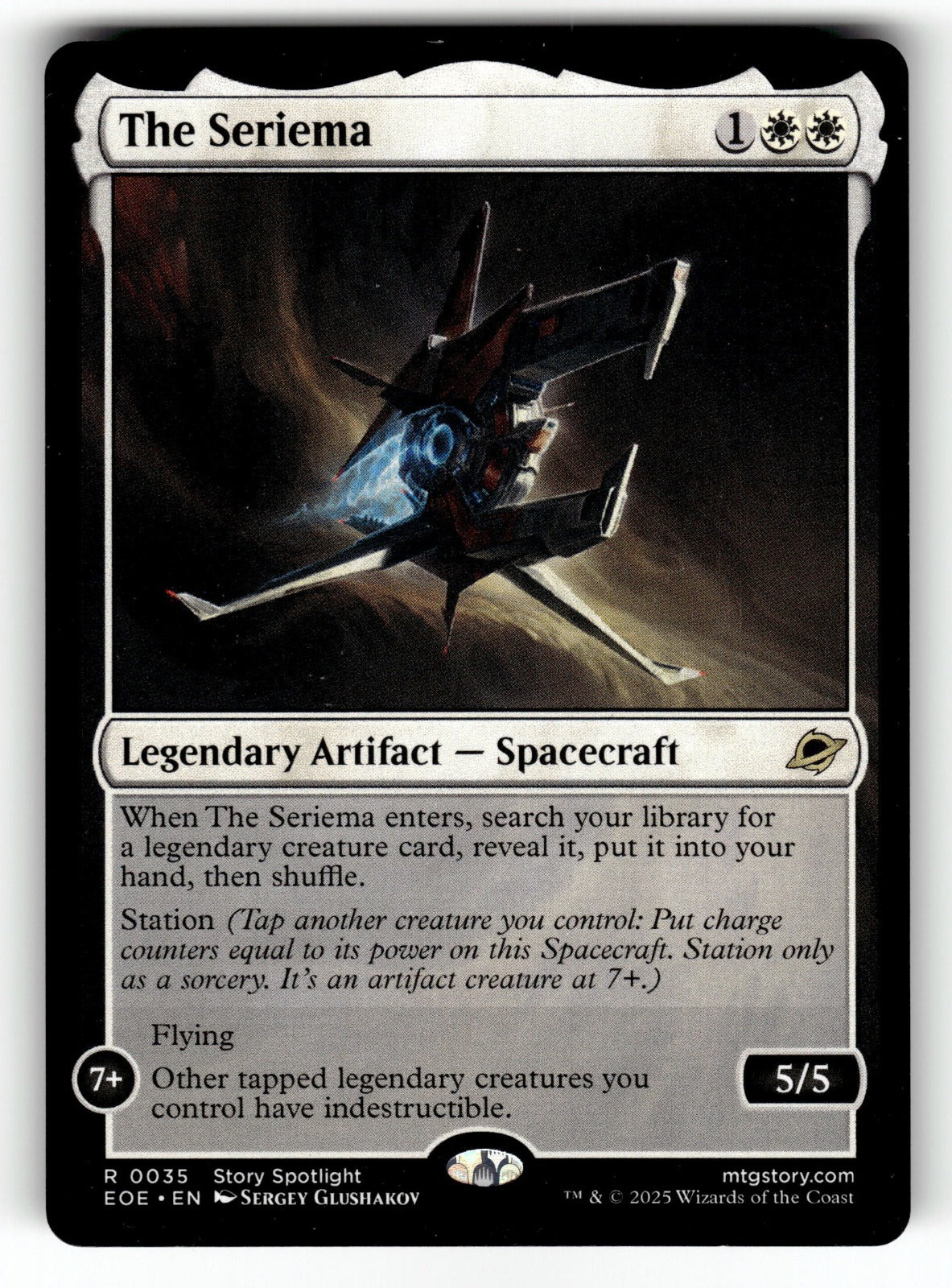 The Seriema – 35 EOE: Edge of Eternities R NM