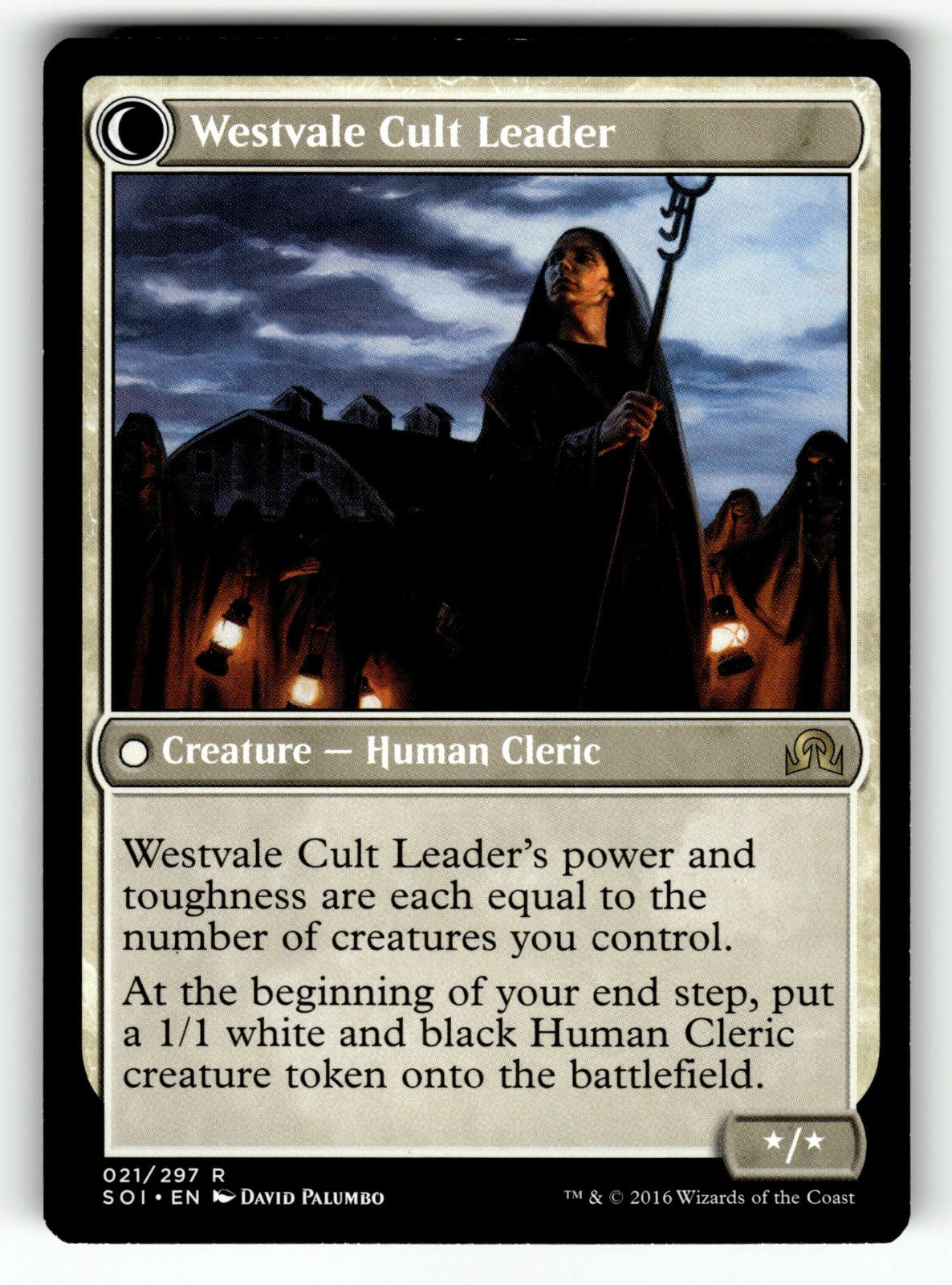 Hanweir Militia Captain – 21 SOI: Shadows over Innistrad R NM (Back)