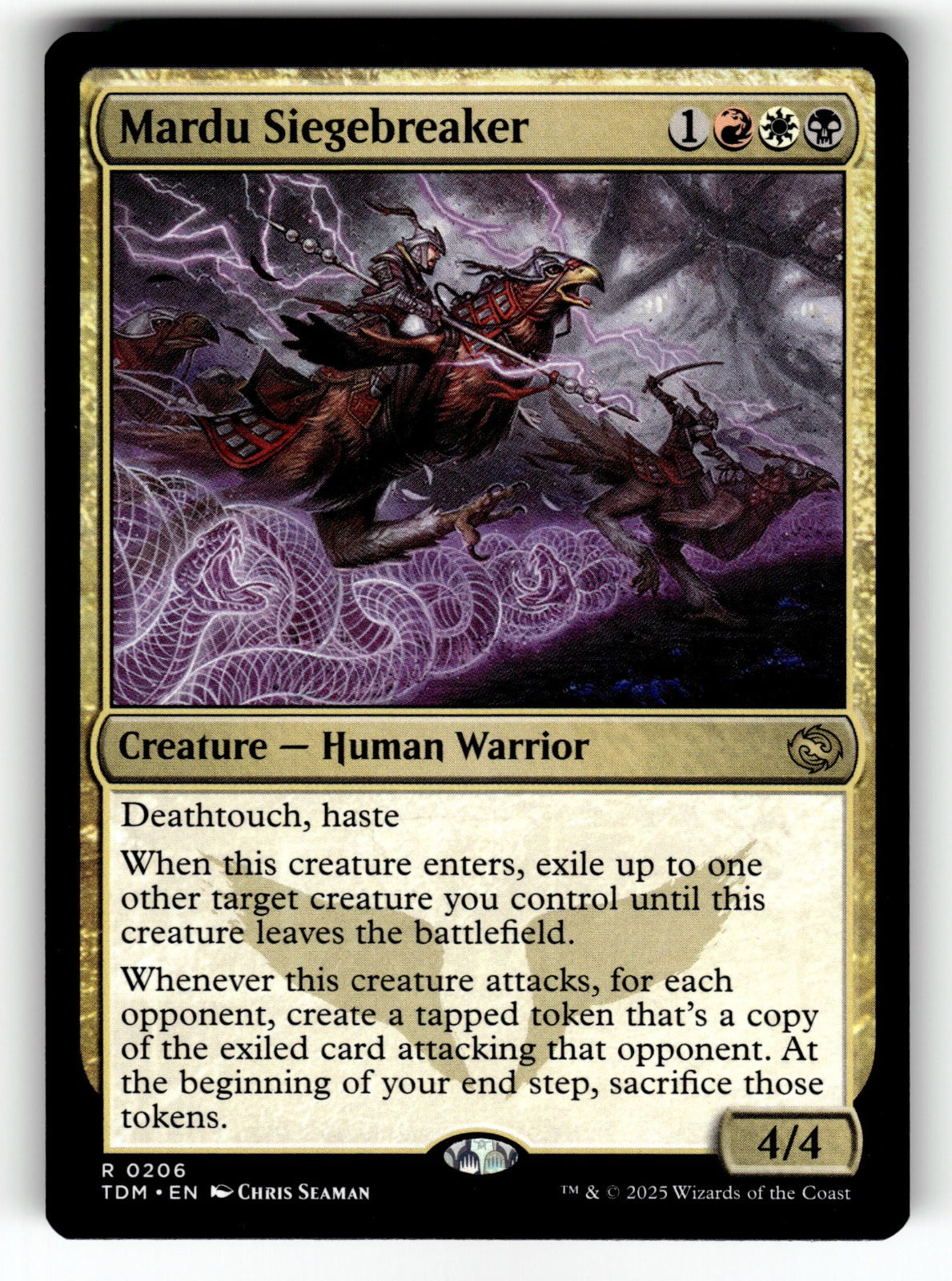 Mardu Siegebreaker – 206 TDM: Tarkir: Dragonstorm R NM