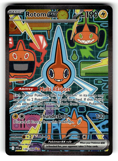 Rotom ex – 126/094 PFL: ME02: Phantasmal Flames Special Illustration Rare Holo LP