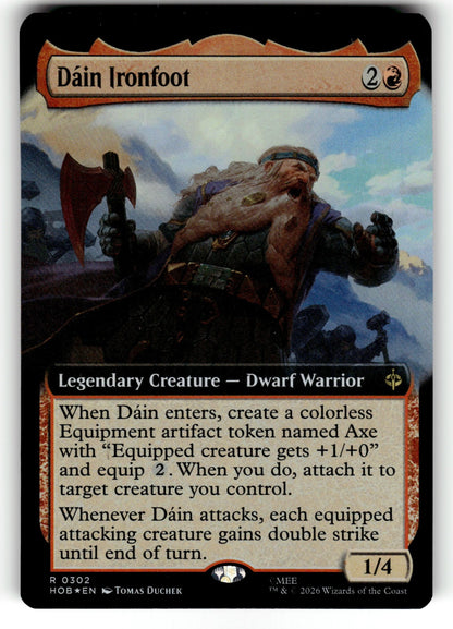 Dain Ironfoot (Extended Art) – 302 HOB: The Hobbit R Foil LP