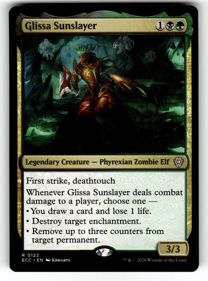 Glissa Sunslayer – 122 ECC: Commander: Lorwyn Eclipsed R NM