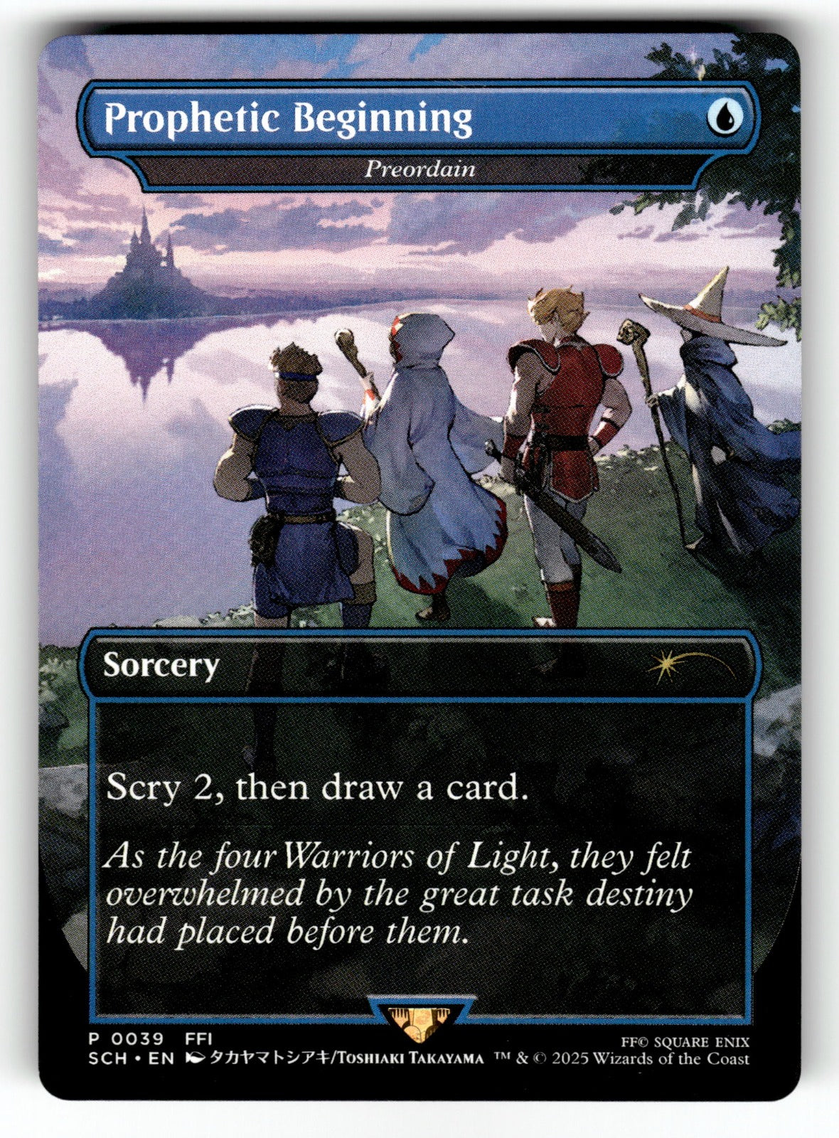 Prophetic Beginning - Preordain – 39 GAME: Game Day & Store Championship Promos P NM