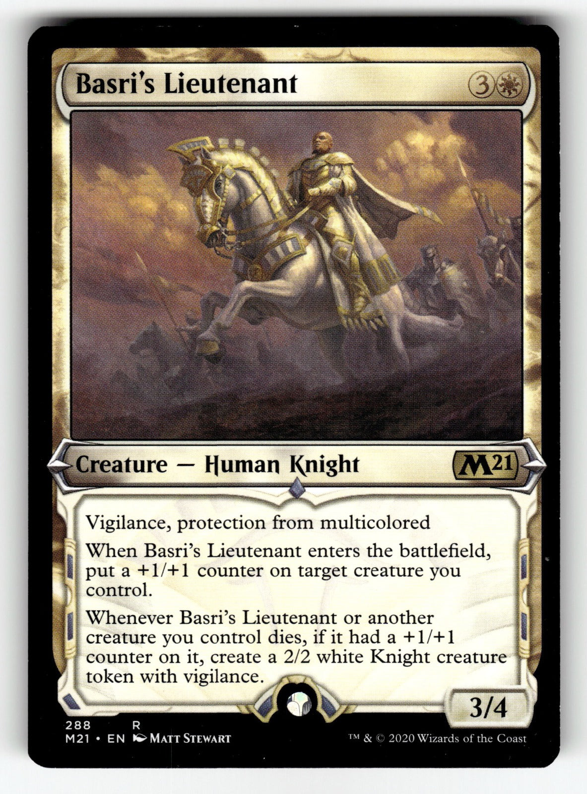 Basri's Lieutenant (Showcase) – 288 M21: Core Set 2021 R NM