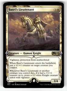 Basri's Lieutenant (Showcase) – 288 M21: Core Set 2021 R NM