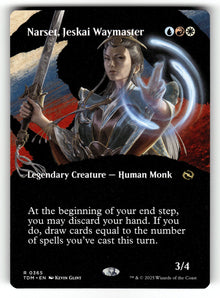 Narset, Jeskai Waymaster (Borderless) – 365 TDM: Tarkir: Dragonstorm R NM