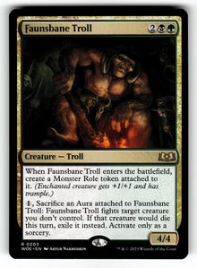 Faunsbane Troll – 203 WOE: Wilds of Eldraine R NM