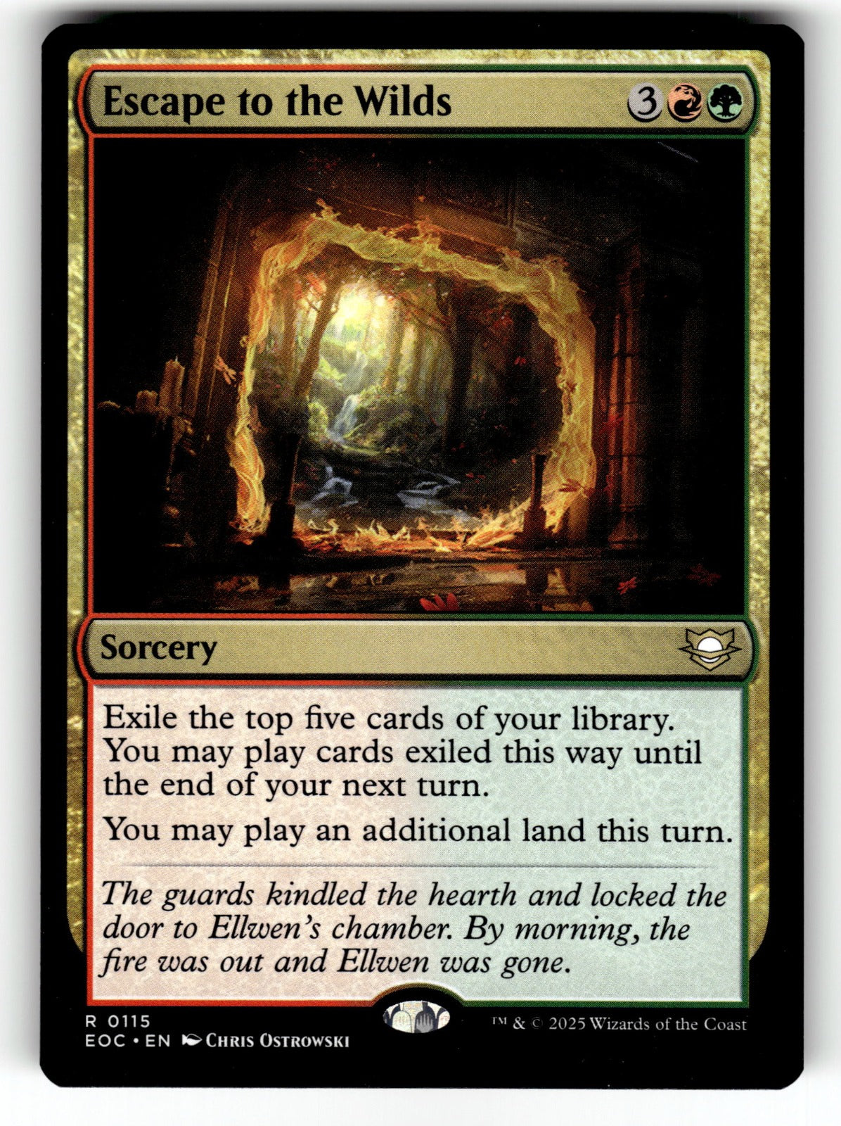 Escape to the Wilds – 115 EOC: Commander: Edge of Eternities R NM