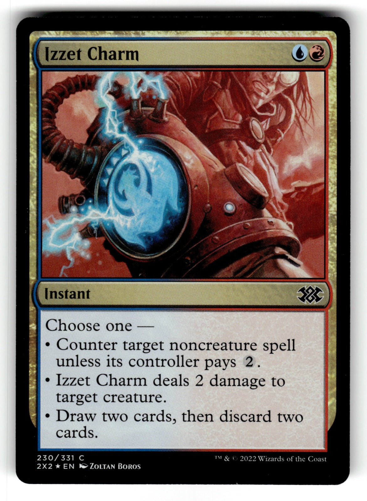 Izzet Charm – 230 2X2: Double Masters 2022 C Foil NM
