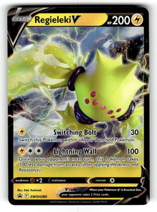 Regieleki V – SWSH280 SWSD: SWSH: Sword & Shield Promo Cards Promo Holo NM