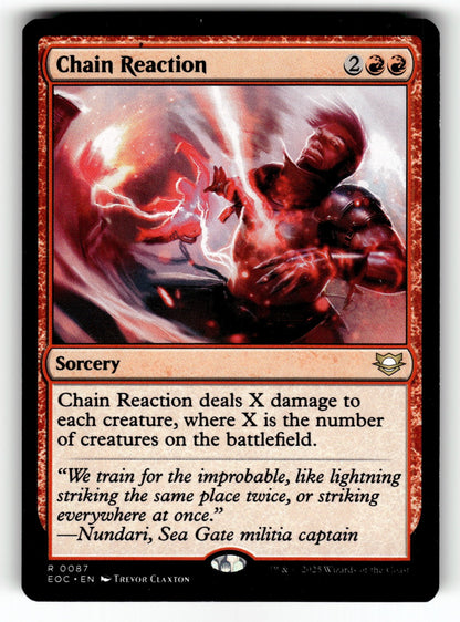 Chain Reaction – 87 EOC: Commander: Edge of Eternities R NM