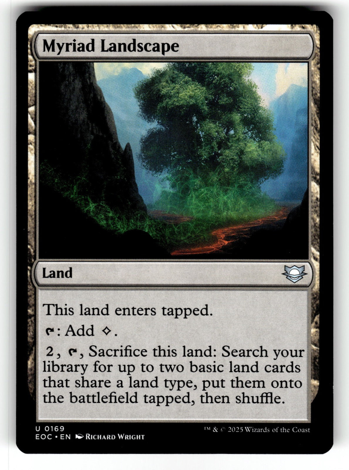 Myriad Landscape – 169 EOC: Commander: Edge of Eternities U NM