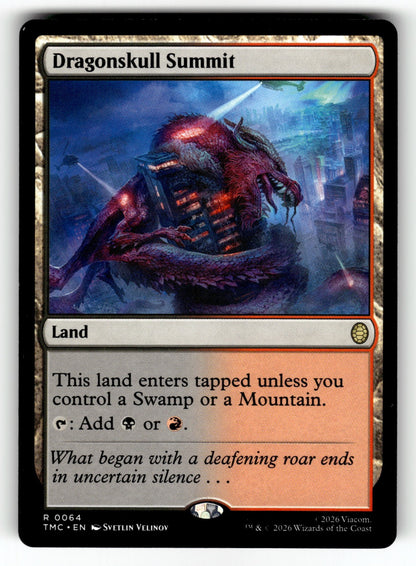 Dragonskull Summit – 64 TMC: Commander: Teenage Mutant Ninja Turtles R NM