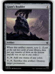 Giant's Boulder – 173 HOB: The Hobbit C Foil NM