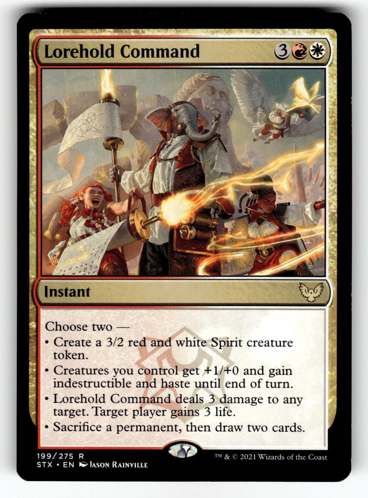 Lorehold Command – 199 STX: Strixhaven: School of Mages R NM