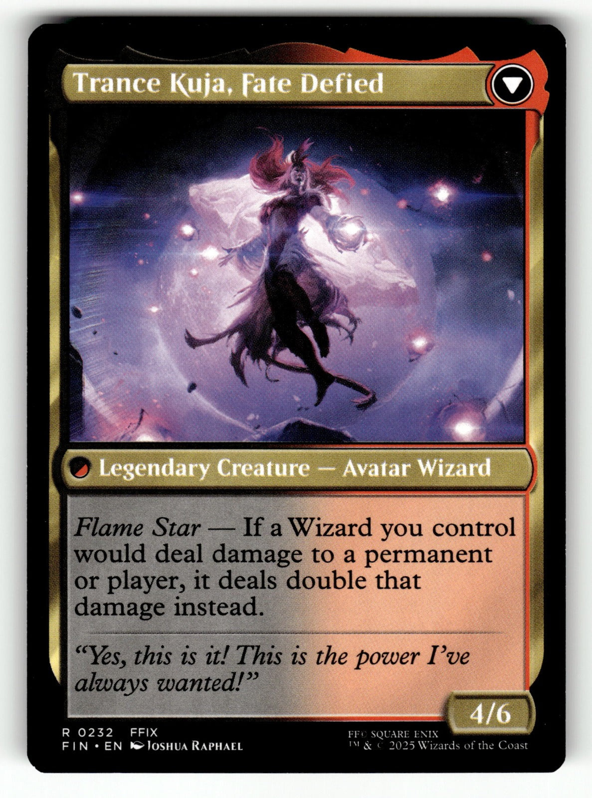Kuja, Genome Sorcerer – 232 FIN: FINAL FANTASY R NM (Back)
