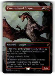 Cavern-Hoard Dragon (Borderless) (Surge Foil) – 63 HOC: The Hobbit: Eternal-Legal M Foil NM