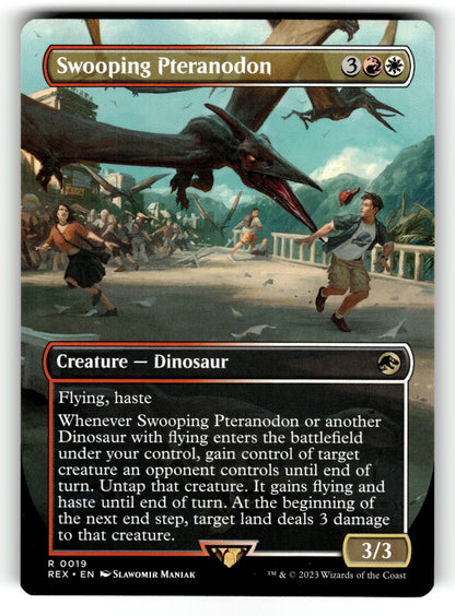 Swooping Pteranodon (Borderless) – 19 REX: Universes Beyond: Jurassic World Collection R NM