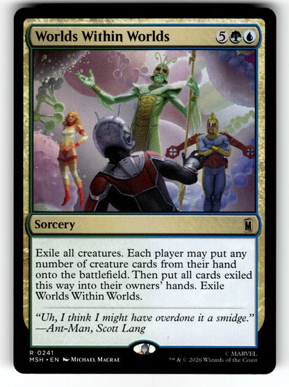 Worlds Within Worlds – 241 MSH: Marvel Super Heroes R NM