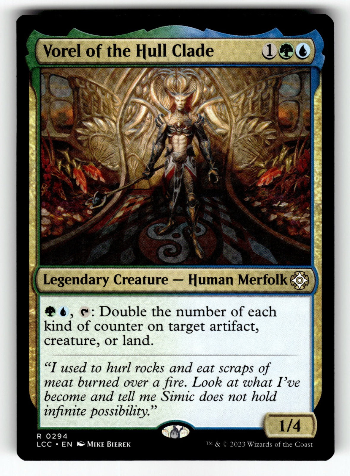 Vorel of the Hull Clade – 294 LCC: Commander: The Lost Caverns of Ixalan R NM