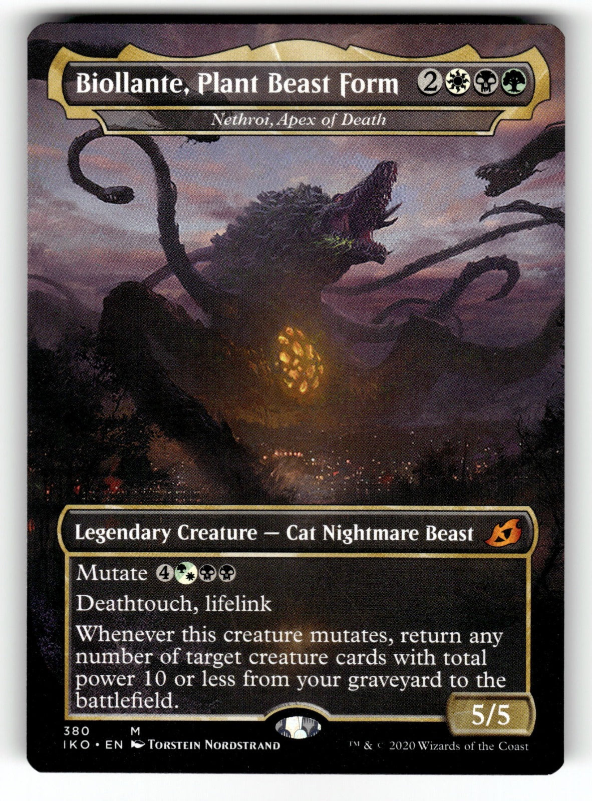 Biollante, Plant Beast Form - Nethroi, Apex of Death – 380 IKO:  M NM
