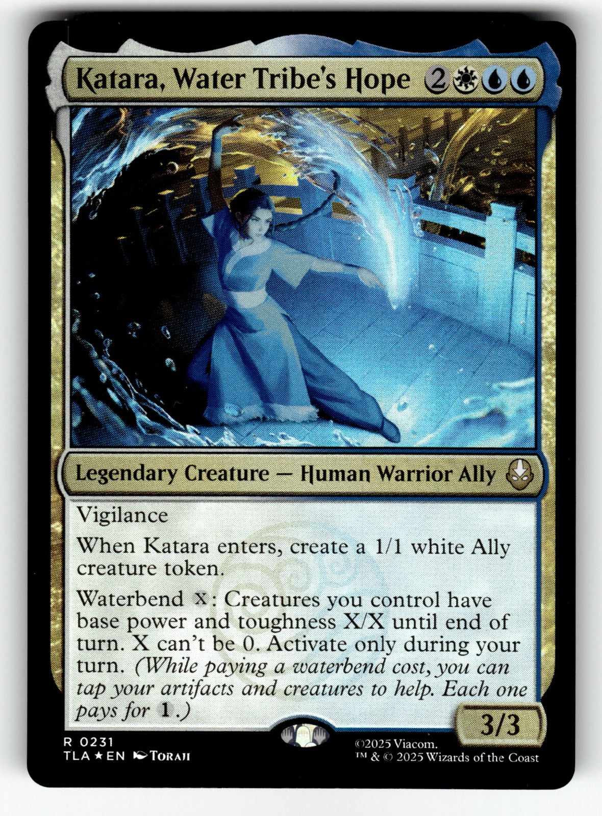 Katara, Water Tribe's Hope – 231 TLA: Avatar: The Last Airbender R Foil NM