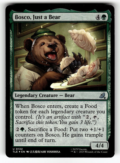 Bosco, Just a Bear – 132 TLE: Avatar: The Last Airbender: Eternal-Legal U Foil NM