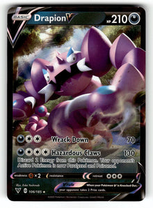 Drapion V – 106/185 SWSH04: SWSH04: Vivid Voltage Ultra Rare Holo NM