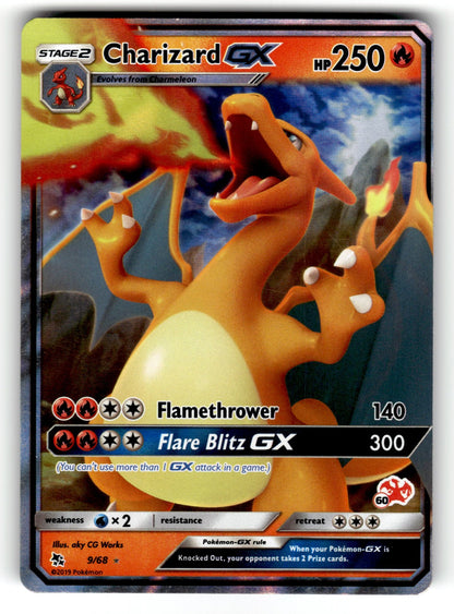 Charizard GX – 9/68 HIF: Hidden Fates Ultra Rare Holo NM