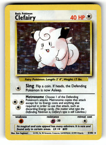 Clefairy – 005/102 BS: Base Set Holo Rare LP