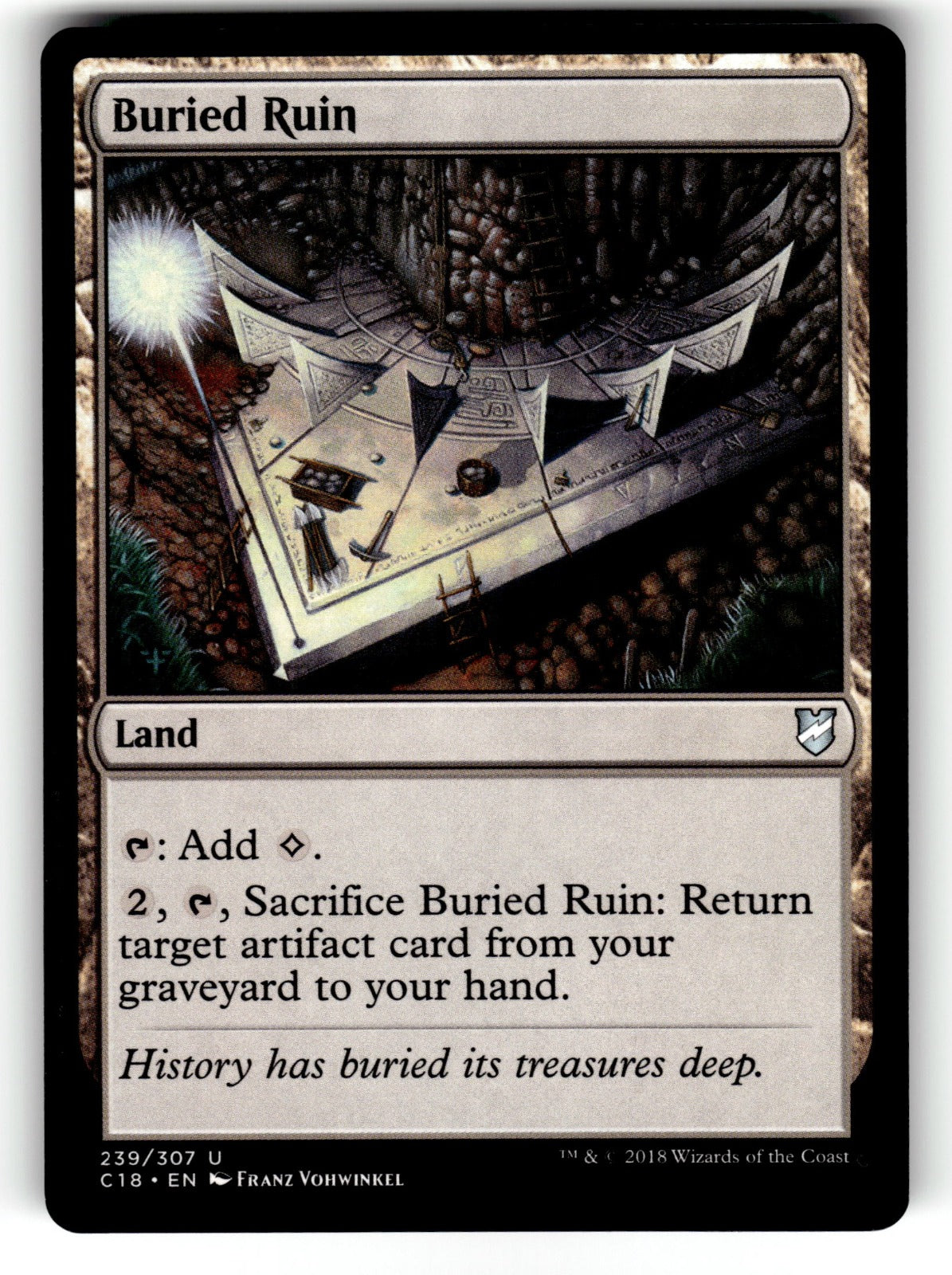 Buried Ruin – 239 C18: Commander 2018 U NM