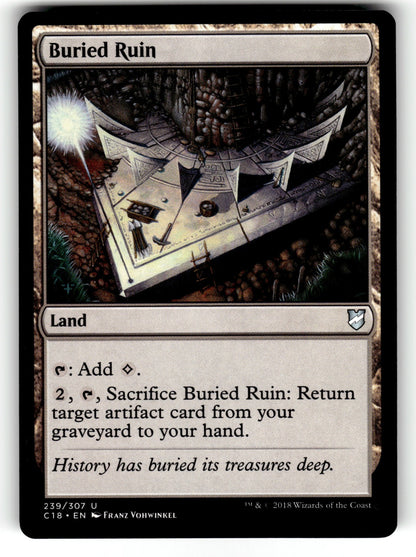 Buried Ruin – 239 C18: Commander 2018 U NM