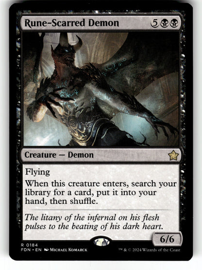 Rune-Scarred Demon – 184 FDN: Foundations R LP