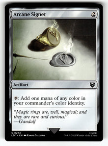 Arcane Signet – 273 LTC: Commander: The Lord of the Rings: Tales of Middle-earth C LP