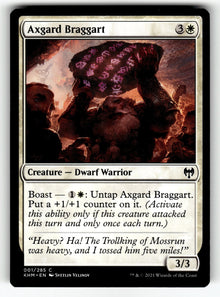 Axgard Braggart – 1 KHM: Kaldheim C LP