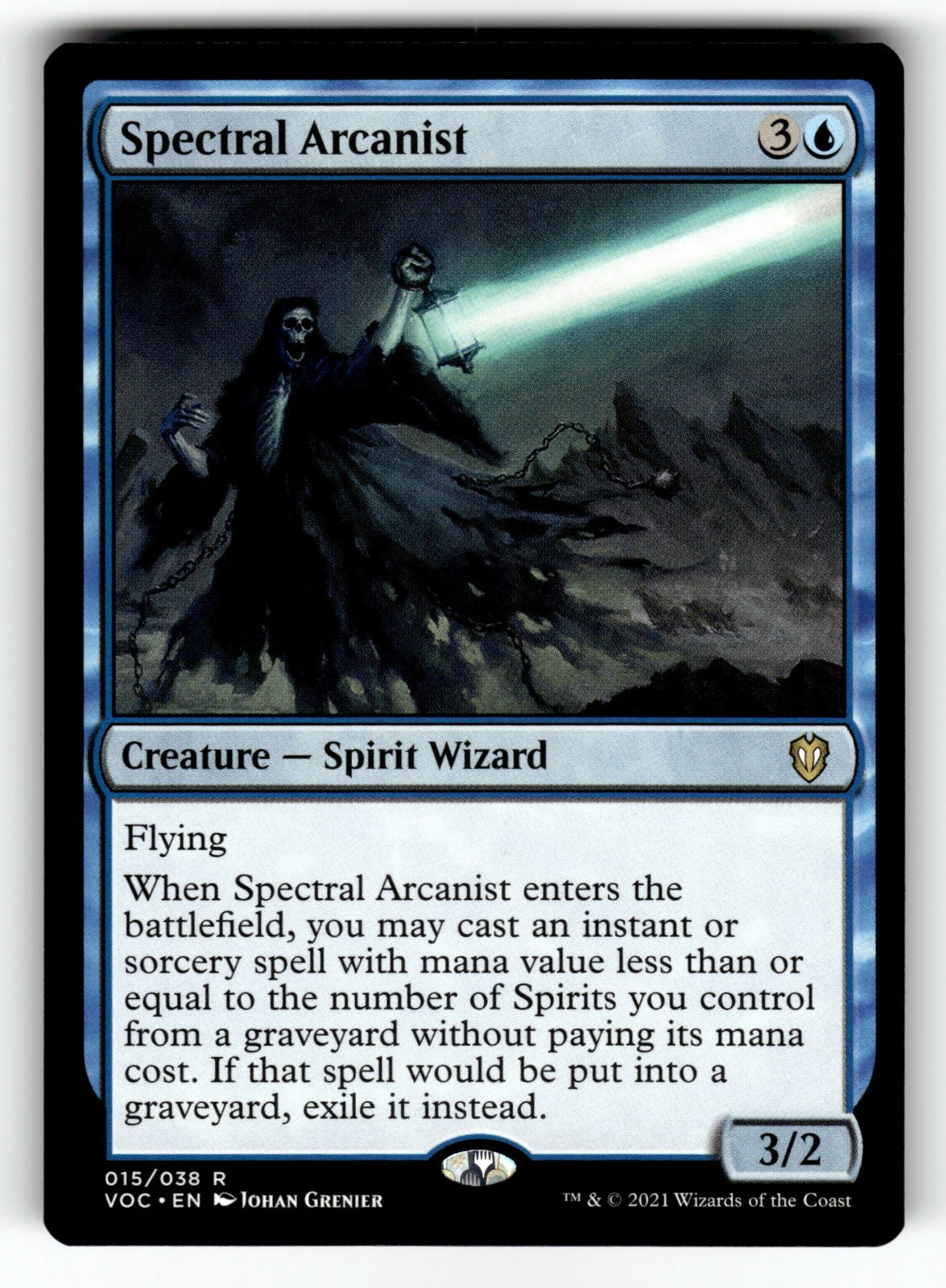 Spectral Arcanist – 15 VOC: Commander: Innistrad: Crimson Vow R NM