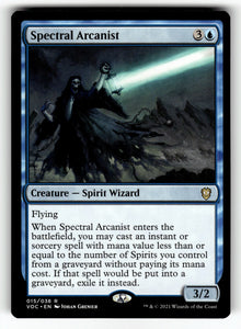 Spectral Arcanist – 15 VOC: Commander: Innistrad: Crimson Vow R NM