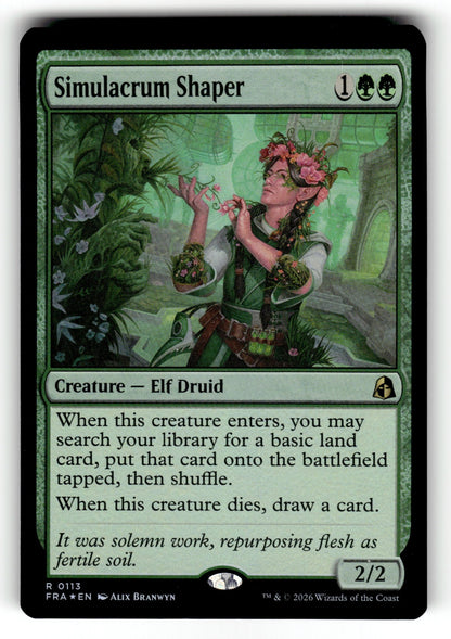 Simulacrum Shaper – 113 FRA: Reality Fracture R Foil NM