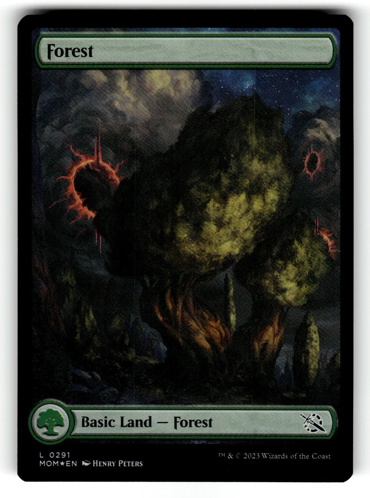 Forest (0291) – 291 MOM: March of the Machine L Foil NM