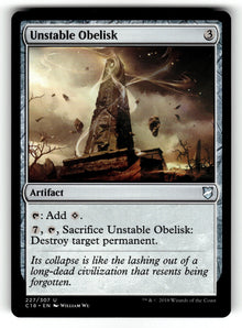 Unstable Obelisk – 227 C18: Commander 2018 U LP
