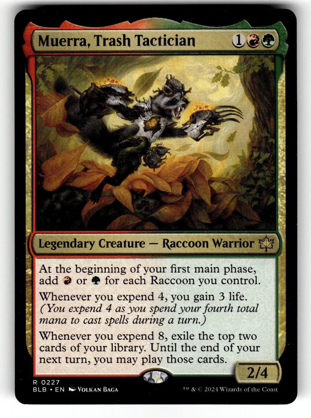Muerra, Trash Tactician – 227 BLB: Bloomburrow R NM